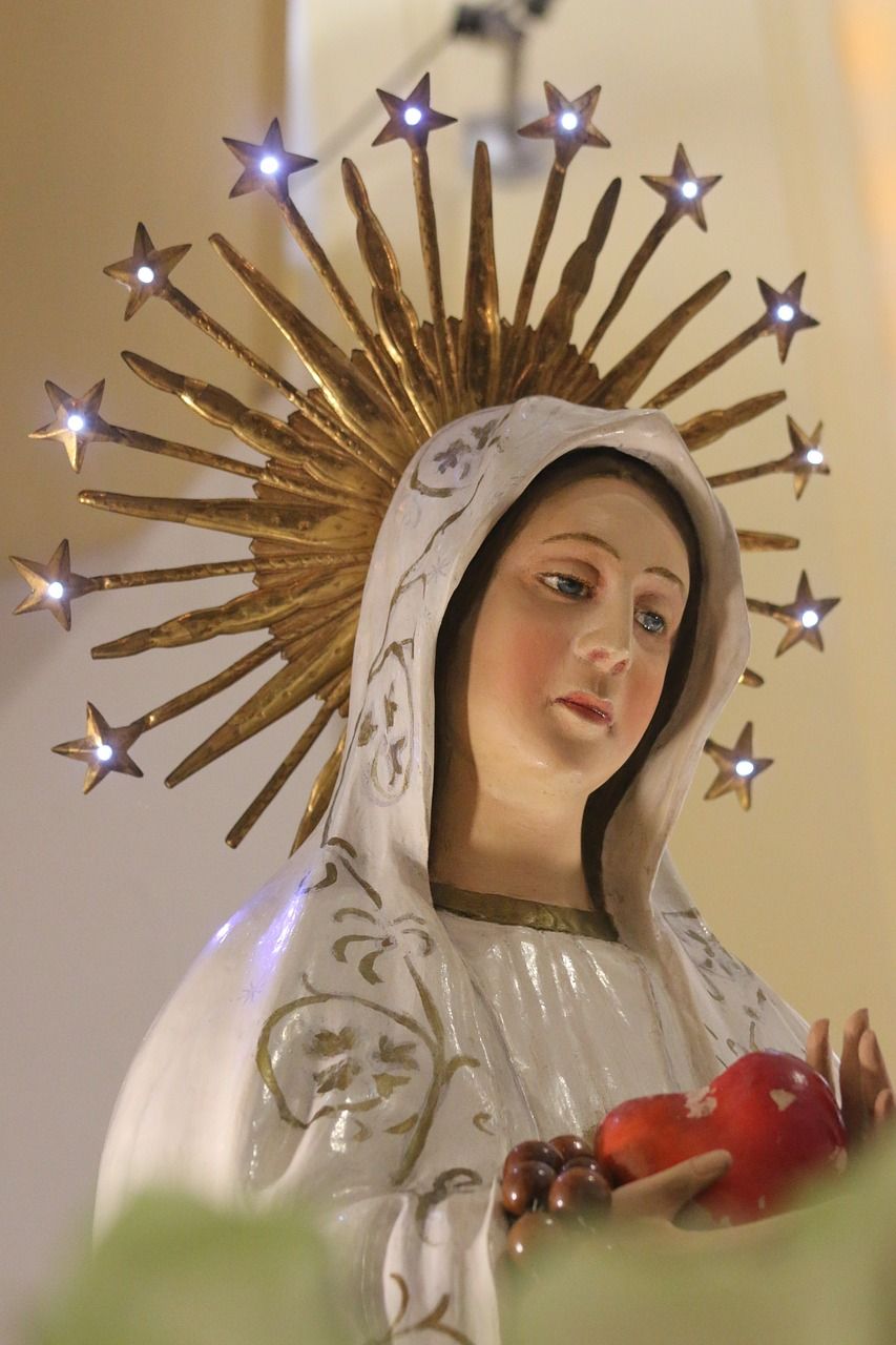 Serce przeszyte mieczem Słowa