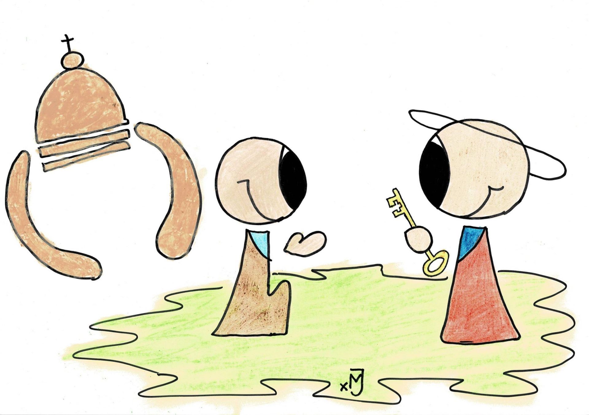 Ty jesteś Piotr i tobie dam klucze królestwa niebieskiego