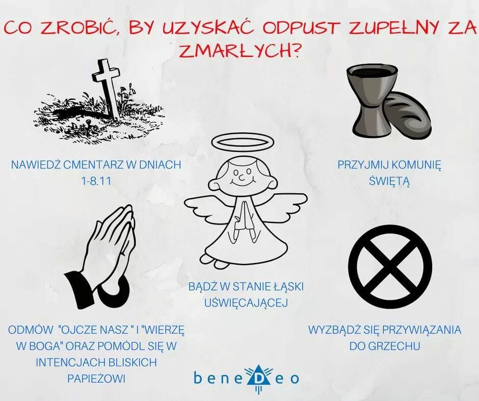 Uzyskaj odpust dla zmarłych, w tym roku masz na to cały listopad!