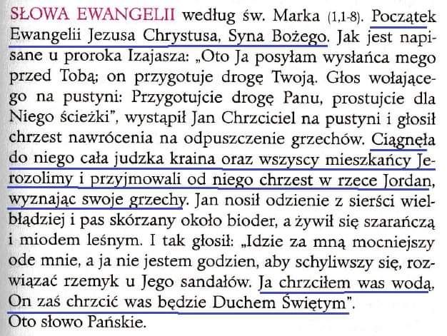 W odkrywaniu fundamentu naszego życia (Mk 1,1-8)