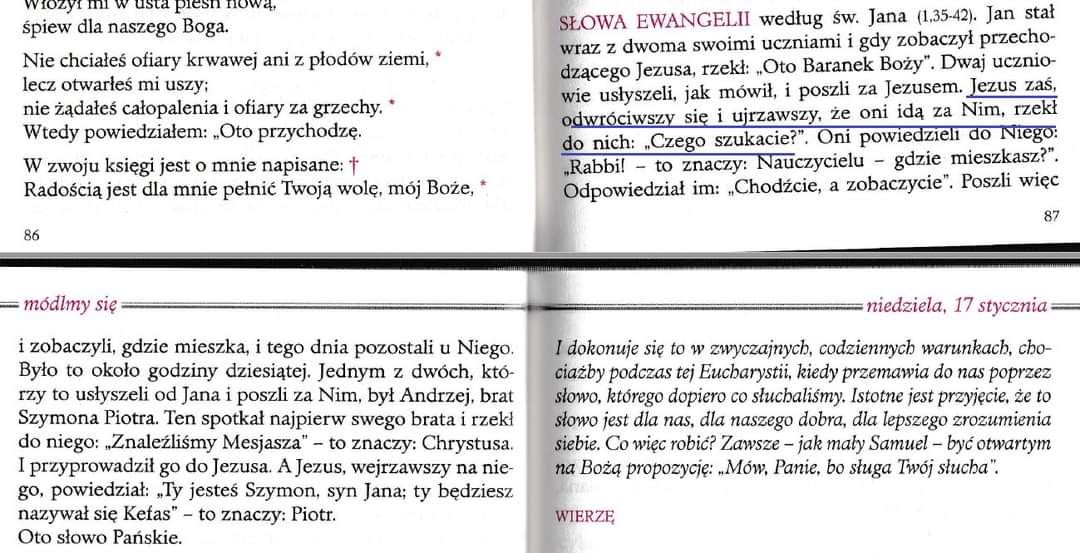 Znalezieni przez Jezusa (J 1,35-42)