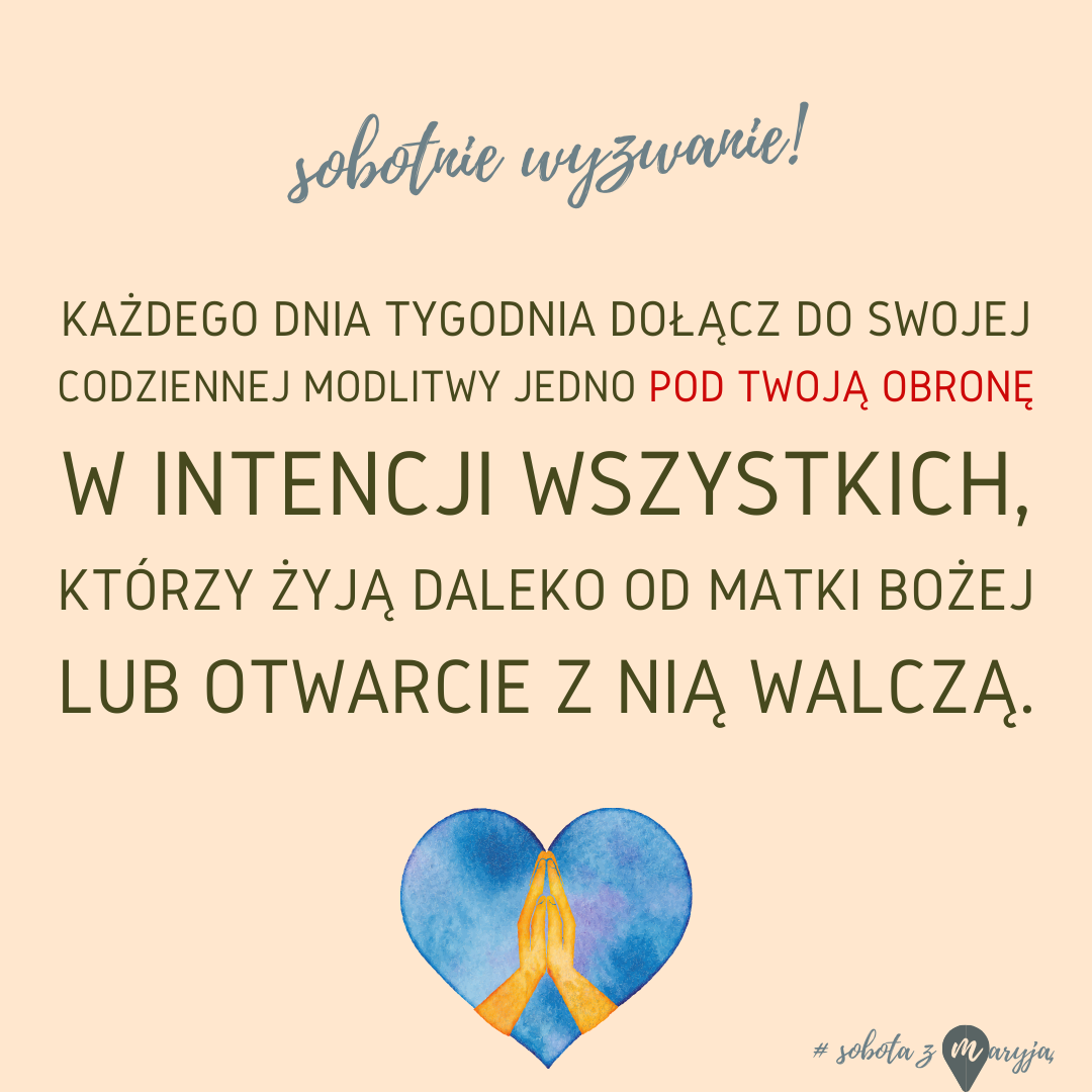 Sobota z Maryją- 30.01.2021 r.