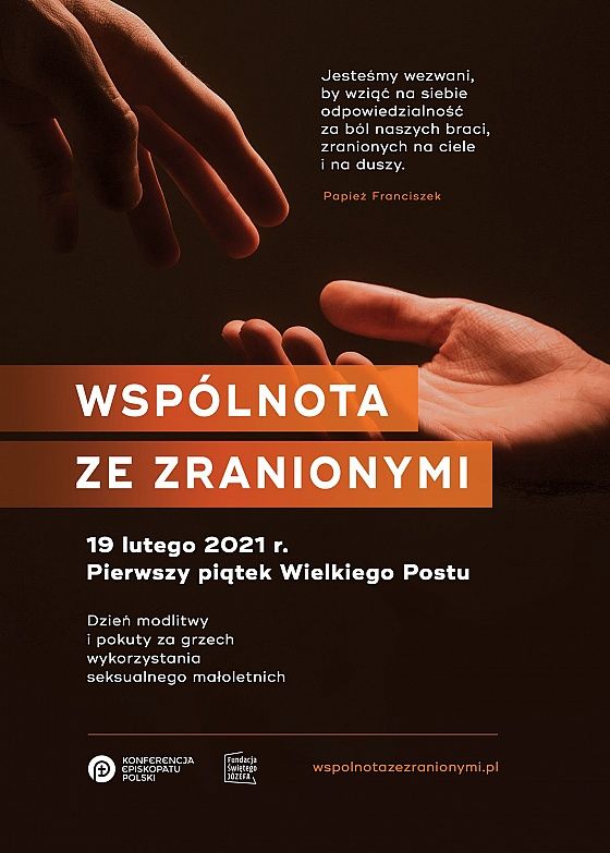 Dzień modlitwy wynagradzającej i postu za grzechy wykorzystywania seksualnego osób małoletnich 19 lutego 2021 roku – pierwszy piątek Wielkiego Postu