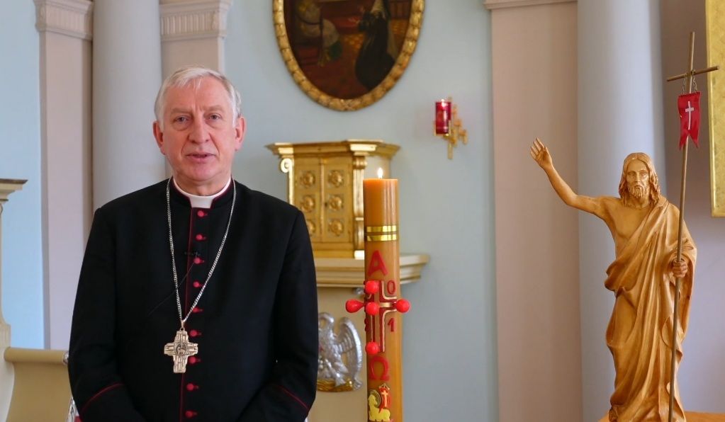 ŻYCZENIA BISKUPA PELPLIŃSKIEGO NA UROCZYSTOŚĆ ZMARTWYCHWSTANIA PAŃSKIEGO