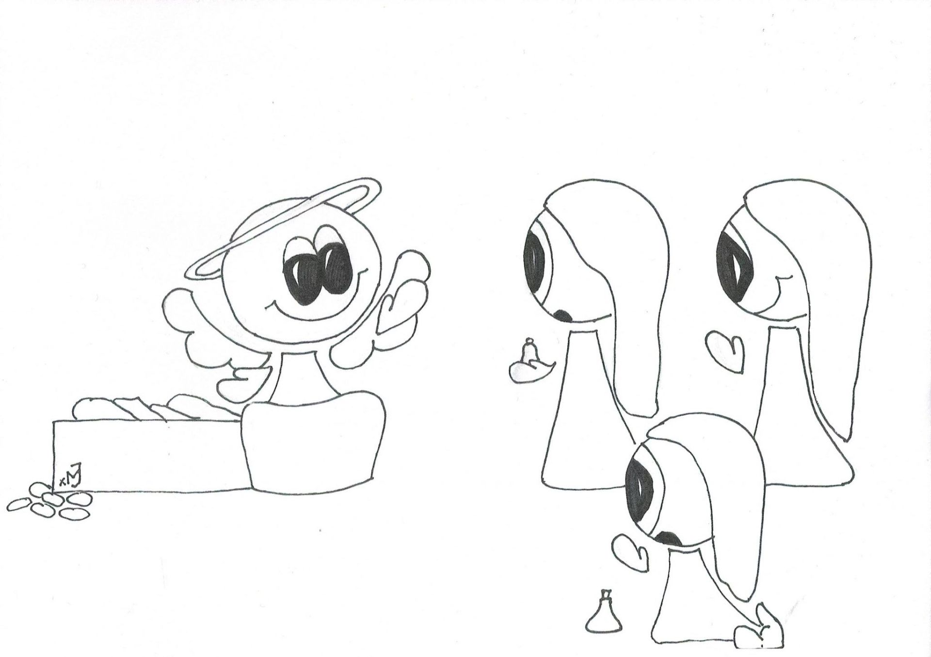 Apostołowie przy grobie Zmartwychwstałego