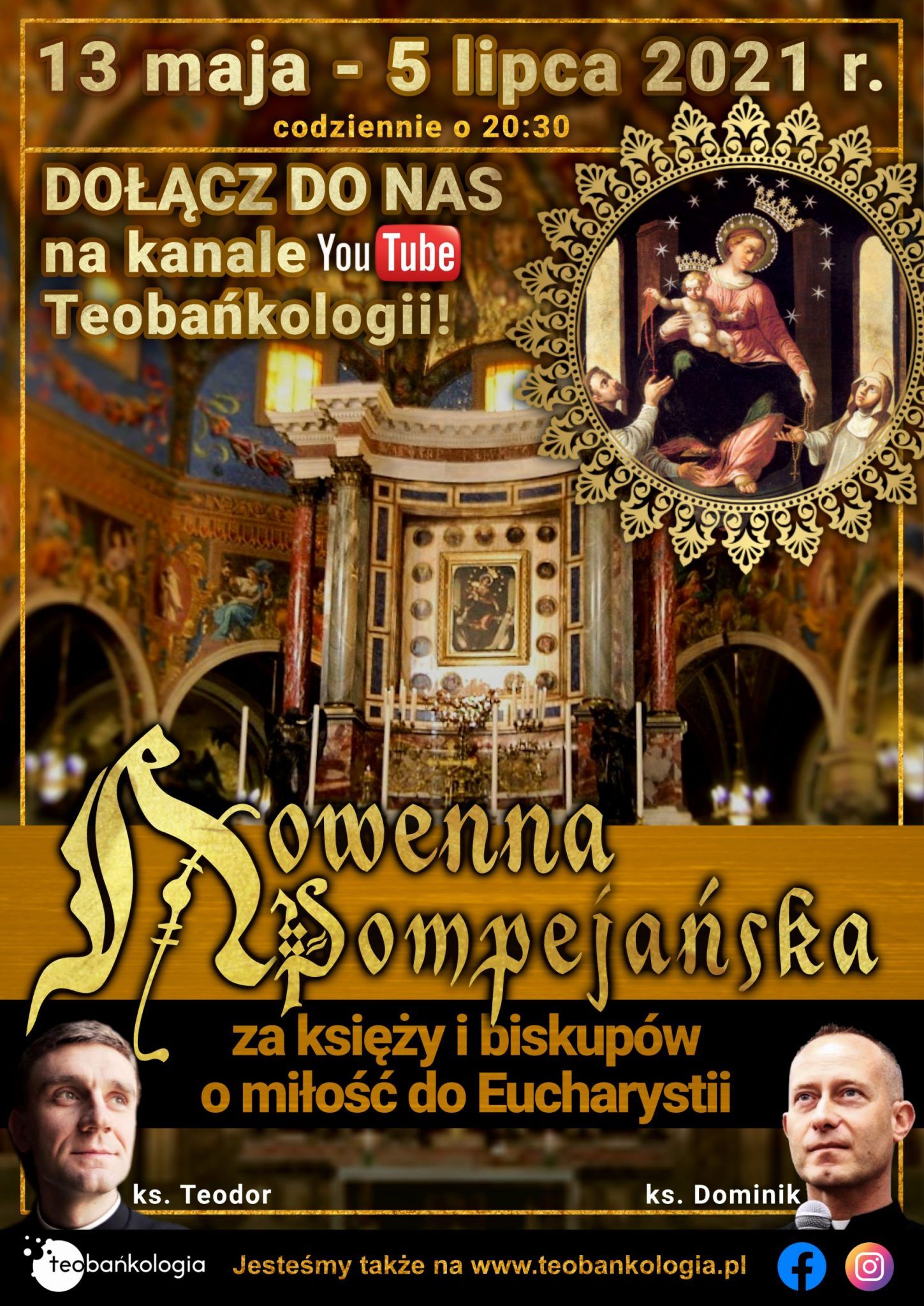 Rozpoczyna się Nowenna Pompejańska za księży i biskupów