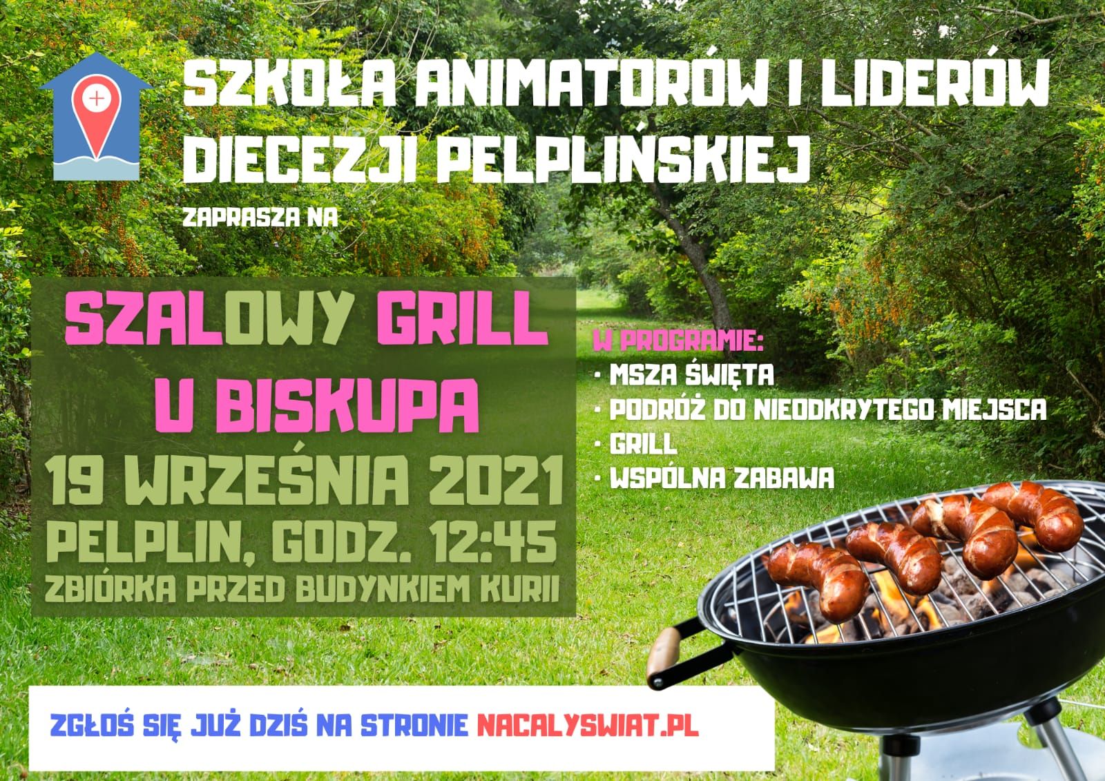 ZAPROSZENIE SZAL-u NA GRILL U KS. BISKUPA