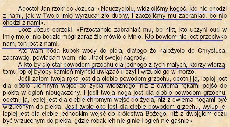Jaka wspólnota Kościoła? (Mk 9,38-43.45.47-48)