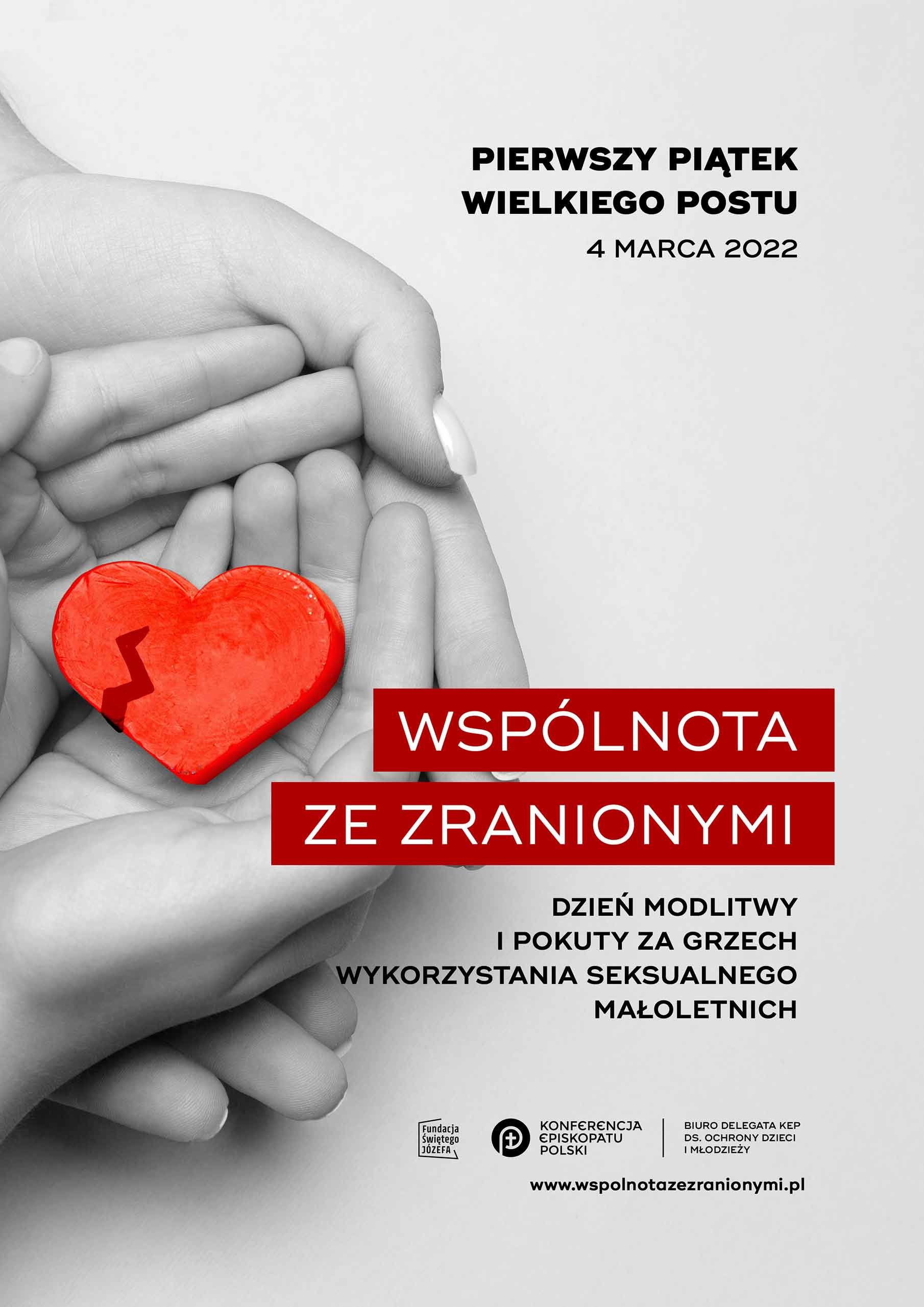 4 marca: Dzień modlitwy i pokuty za grzech wykorzystania seksualnego małoletnich