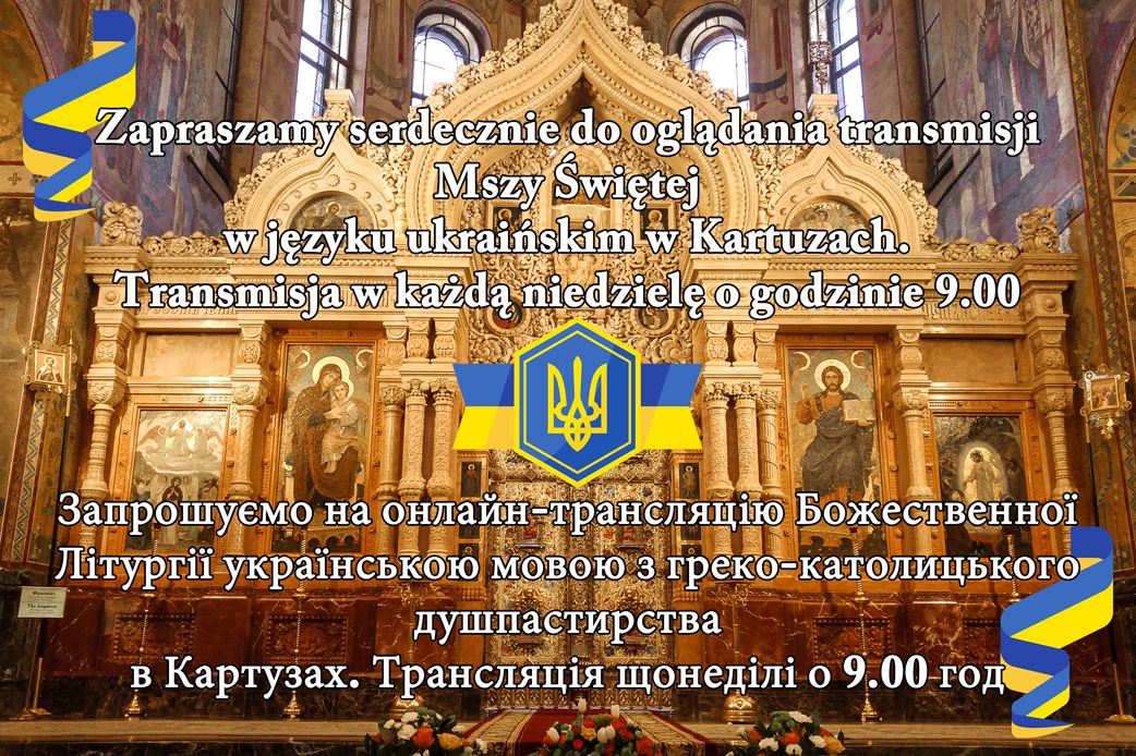 Transmisja Mszy Świętej w języku ukraińskim