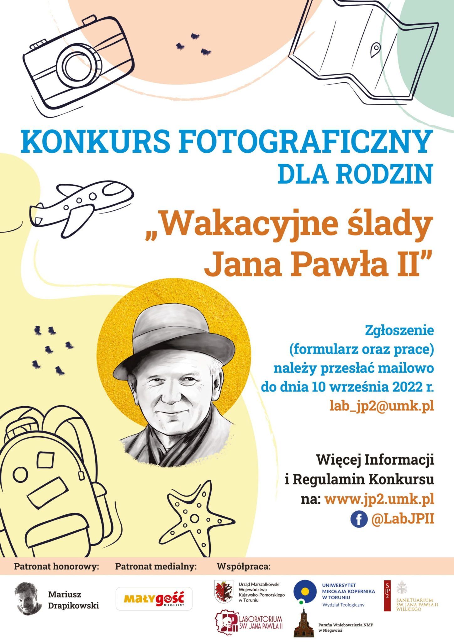 Konkurs Fotograficzny „Wakacyjne ślady św. Jana Pawła II”