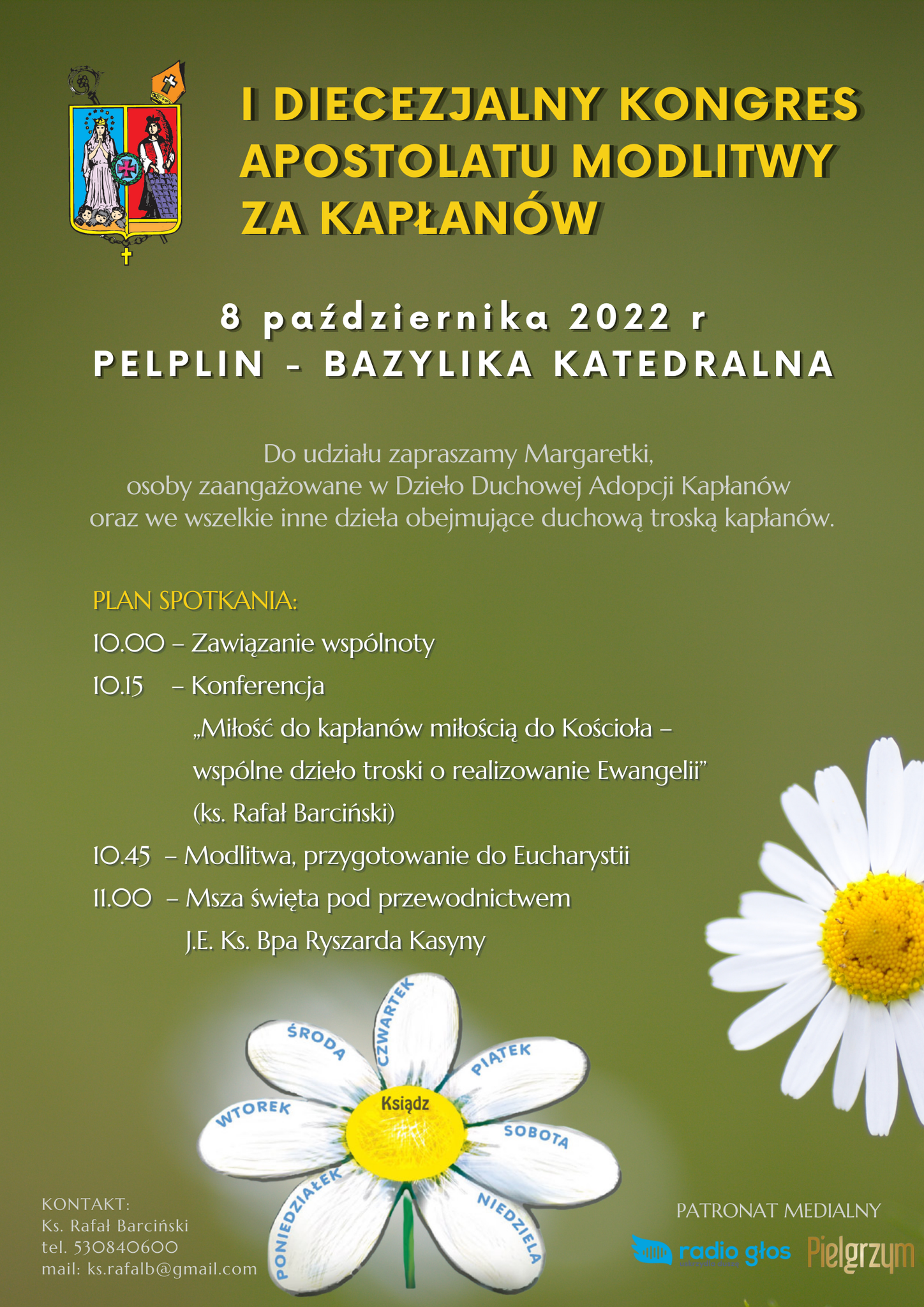 I DIECEZJALNY KONGRES  APOSTOLATU MODLITWY ZA KAPŁANÓW