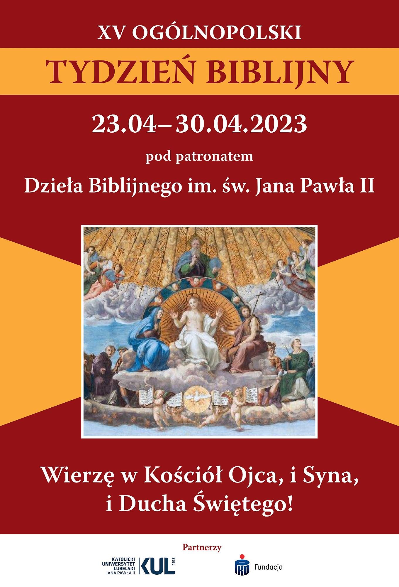 XV Ogólnopolski Tydzień Biblijny – Narodowe Czytanie Pisma Świętego