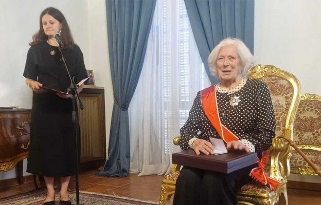 Siostrzenica św. Pier Giorgia Frassatiego Wanda Gawrońska odznaczona Krzyżem Wielkim Orderu Odrodzenia Polski + ZDJĘCIA